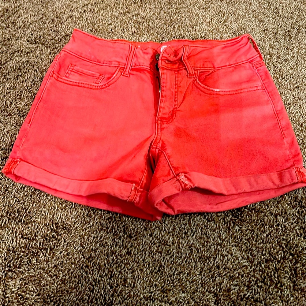 Reddish Jean shorts size 4. Shorts are like new .
